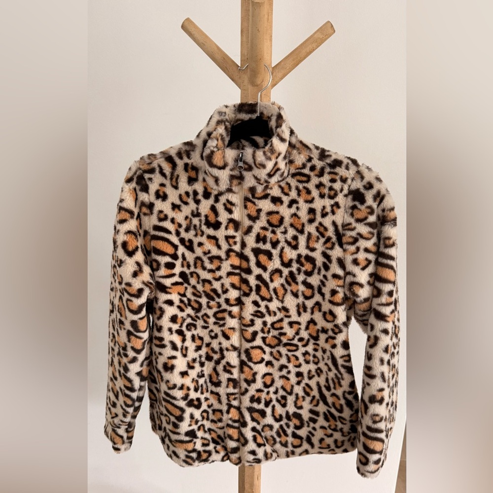 Katydid Leopard Print Jacket